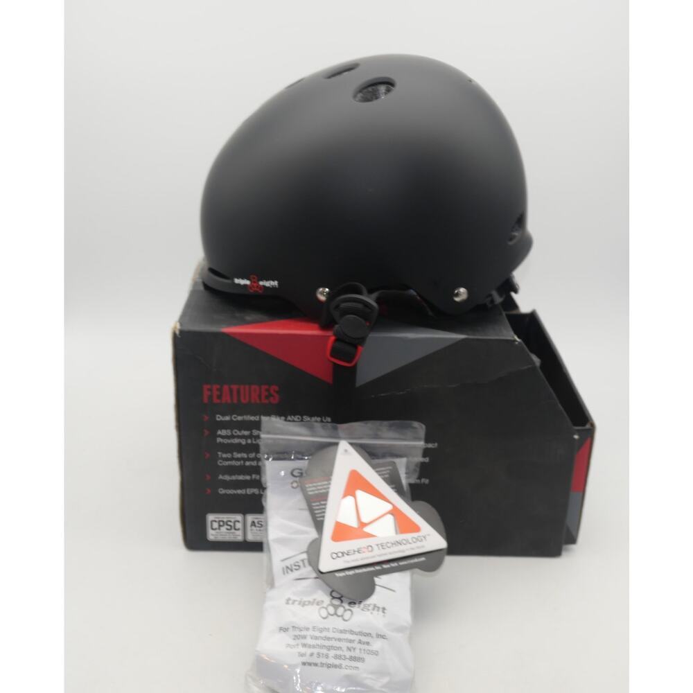 NEW Triple Eight Gotham Dual Certified MIPS Skateboard & Bike Helmet XS/S BLACK